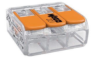 TENGI WAGO SMELLT 3F 221-413  0,14-4mm² - MJÚKUR/STÍFUR 5/PK