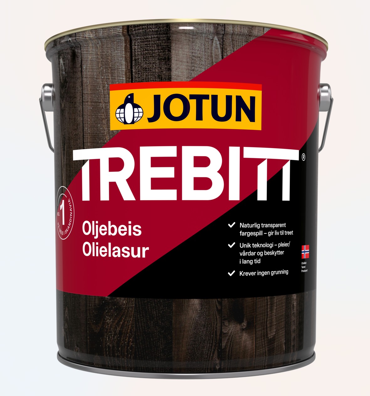 Viðarvörn Trebitt Oljebeis NF Gul stofn 4,5L
