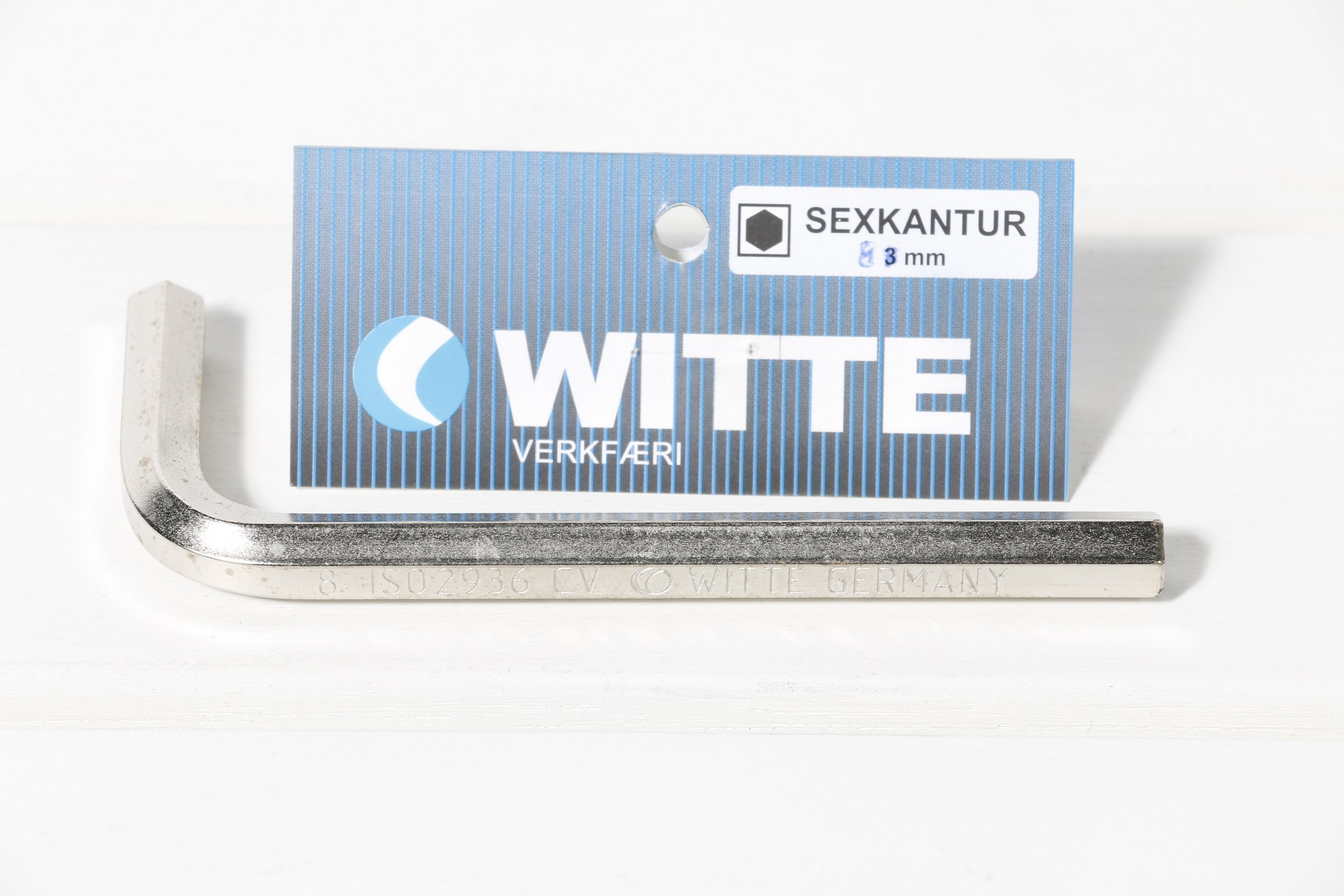 Sexkantur 8,0 mm Witte