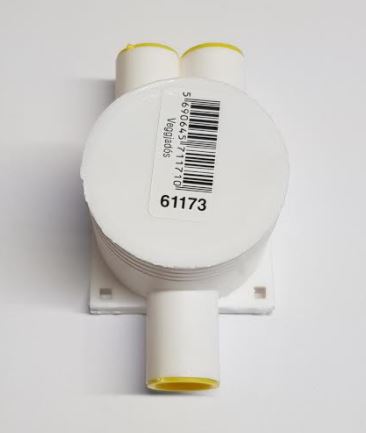 VEGGDÓS 35/50MM 3-STÚTA, 61173 VEGGLJÓSADÓS 20STK/PAKKN.