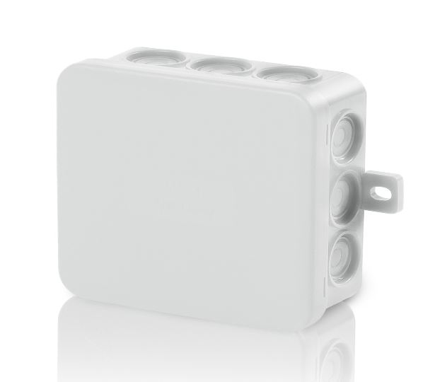 TENGIDÓS E113 85x85x40 SMELLT LOK, MEÐ EYRU/IP54 TENGID