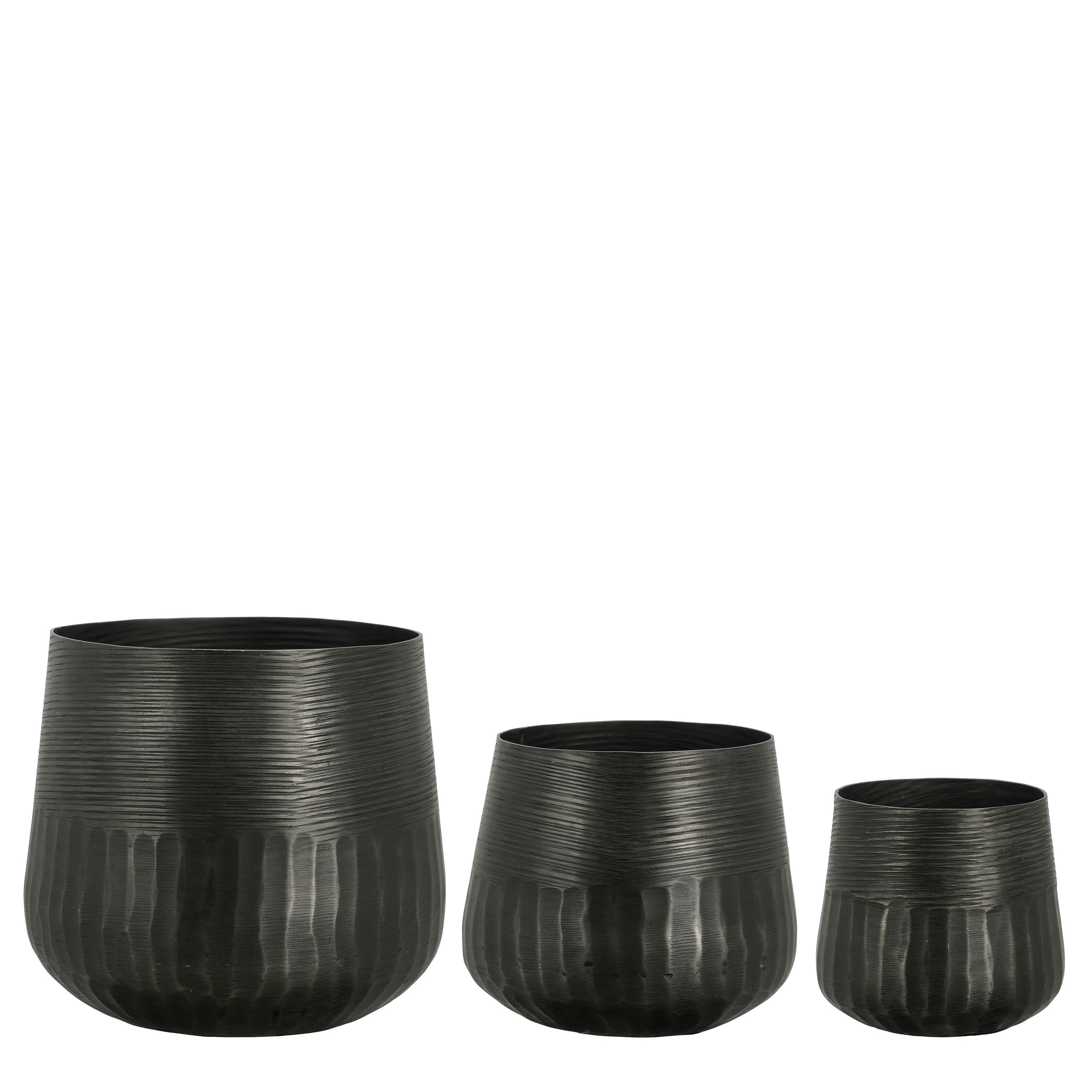 Pottur Prague dökkgrár 23*h21,5cm