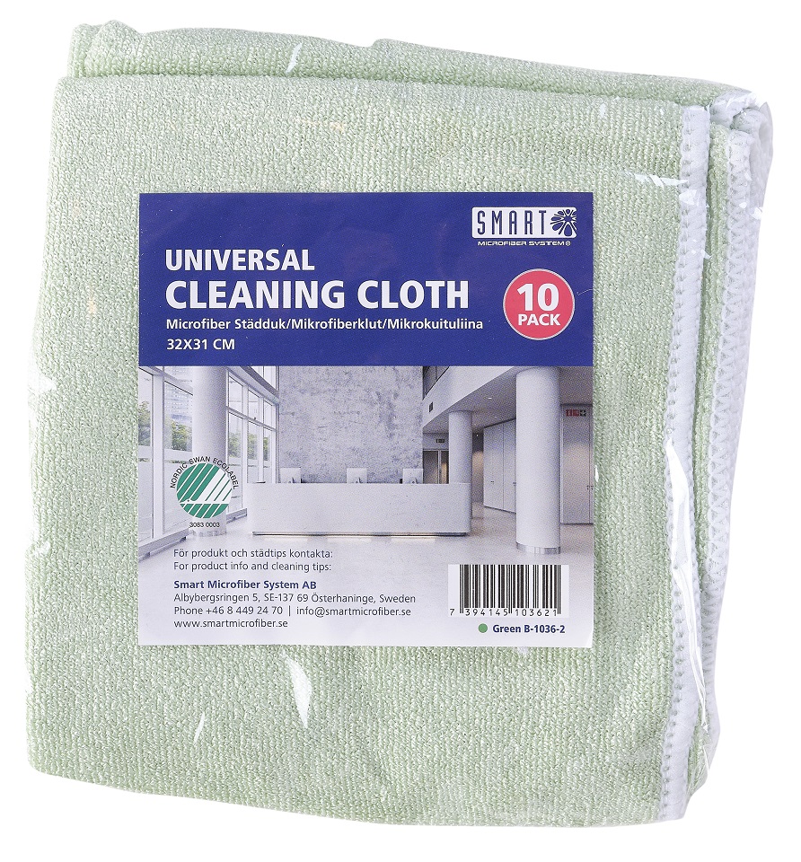 Mikróklútar 10 stk grænir