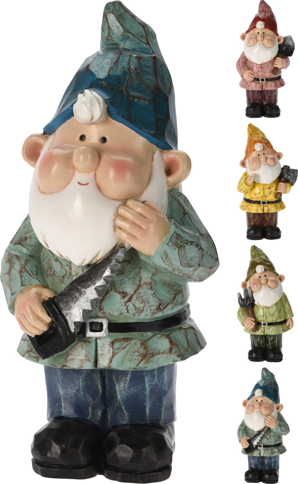 Garðálfur 31cm 4 mims. gerðir