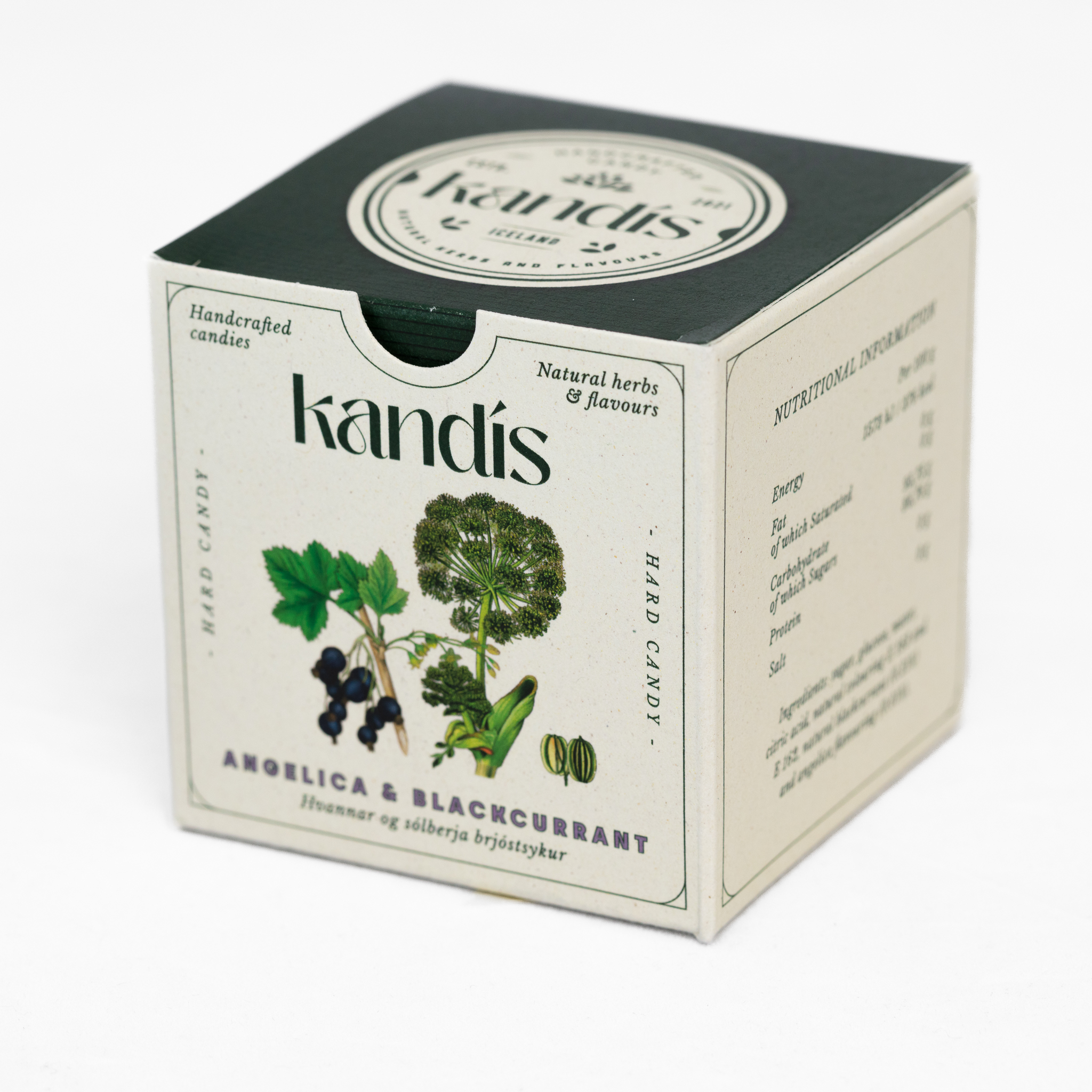 Hvannar og sólberja brjóstsykur 100g