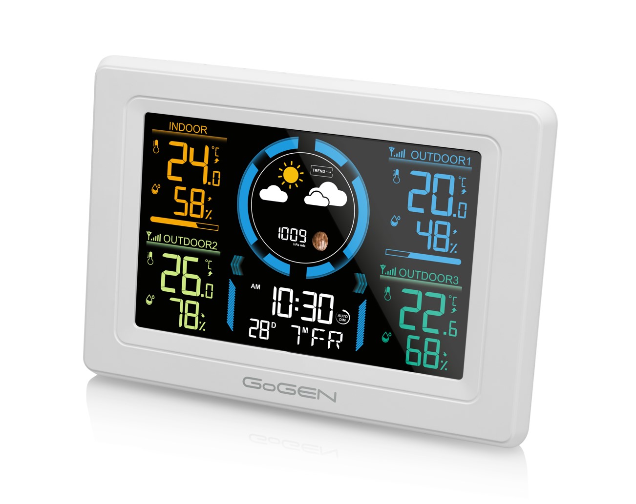 Veðurstöð GoGen hvít