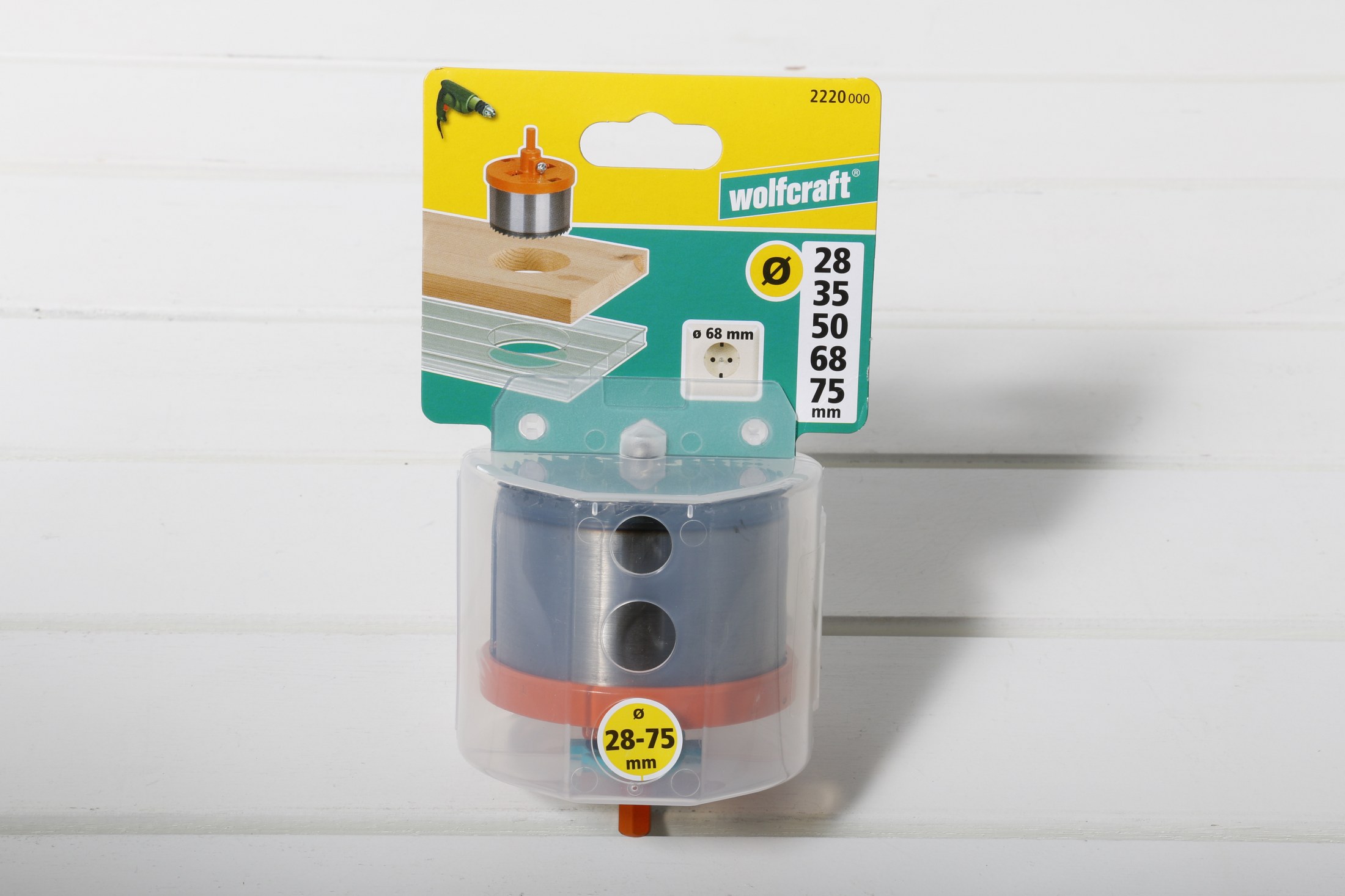 Hringsagarsett Wolfcraft 28-75 mm