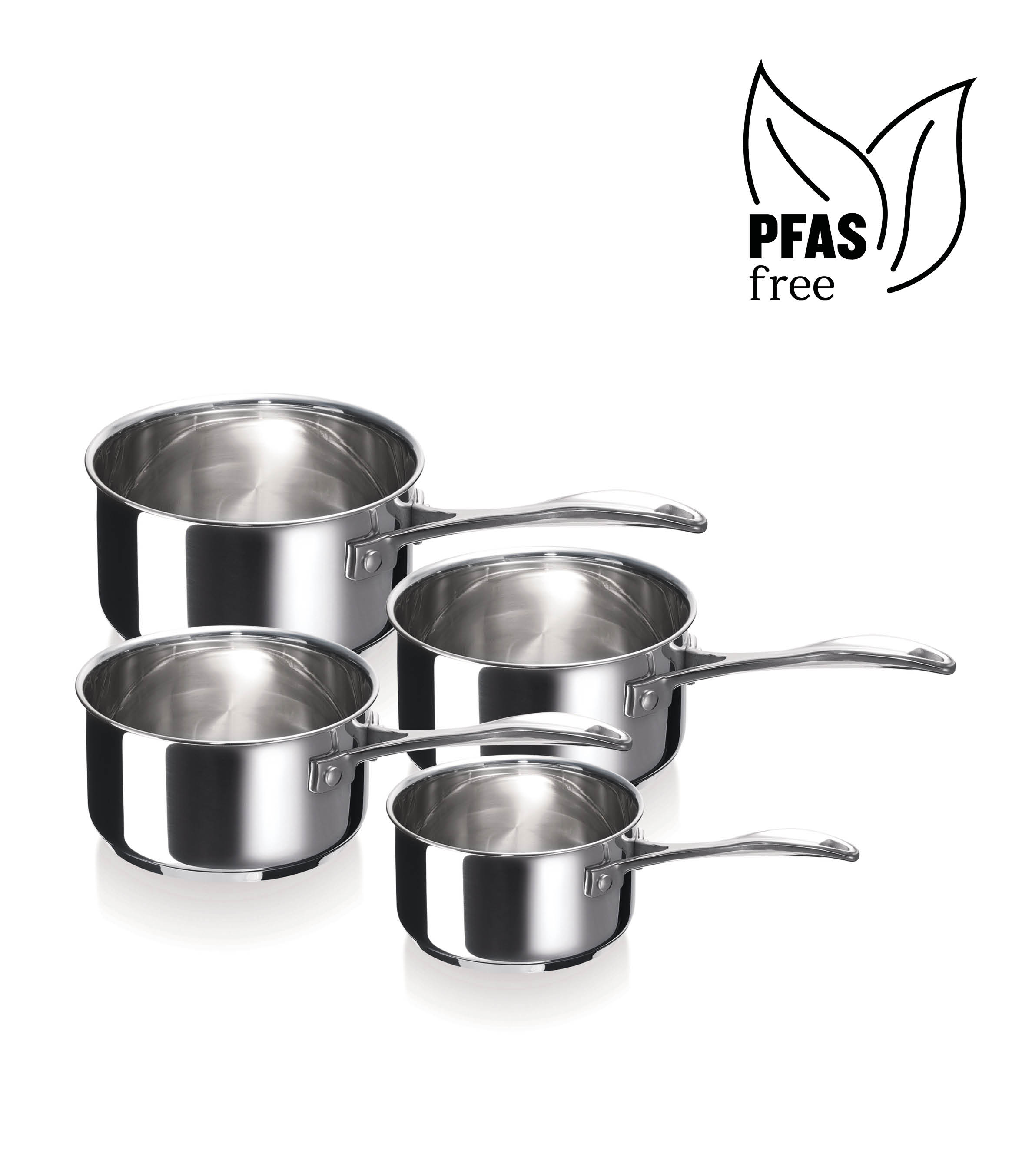 BEKA CHEF skaftpottasett 4 stk