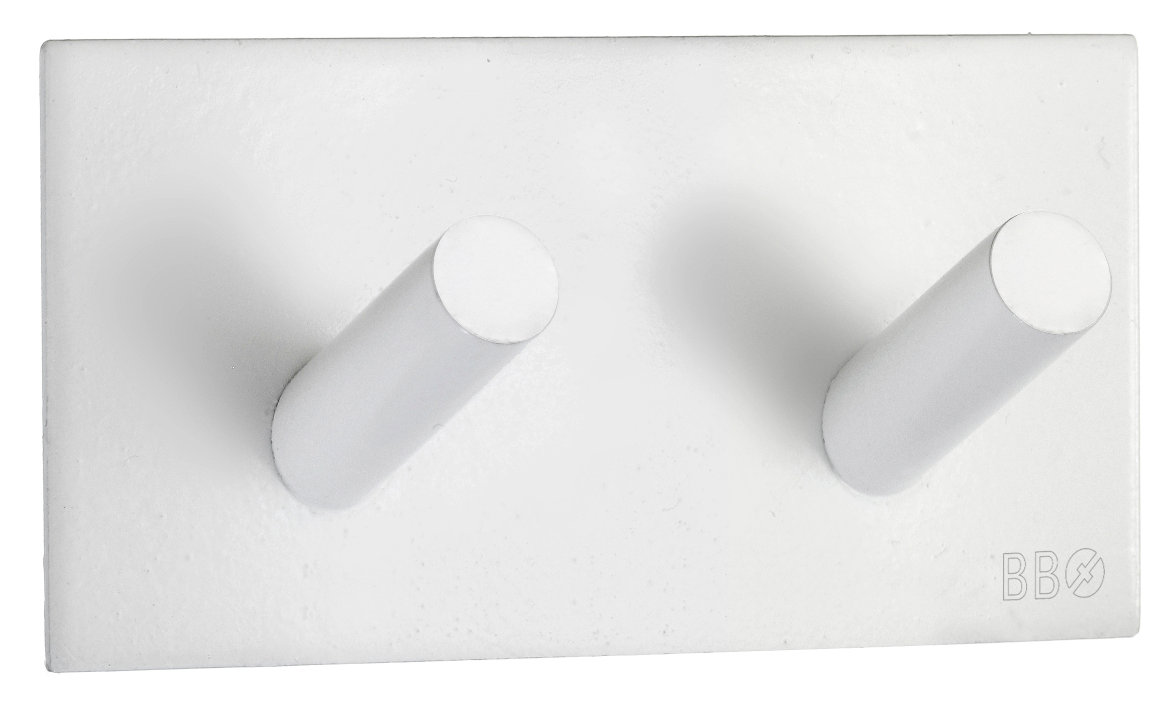 Tvöfaldur snagi kantaður, hvítt