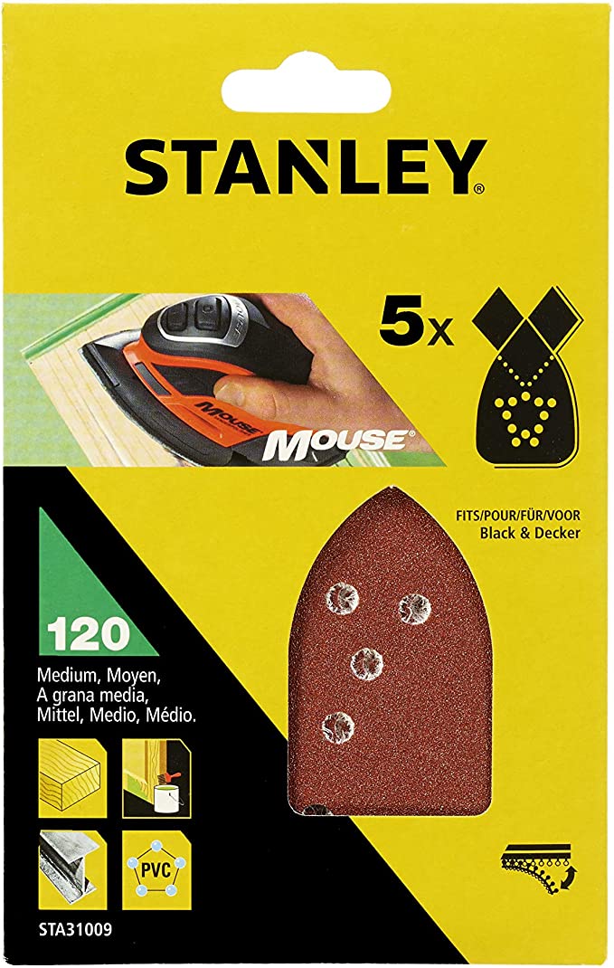 Sandpappír Piranha P120 5 stk.