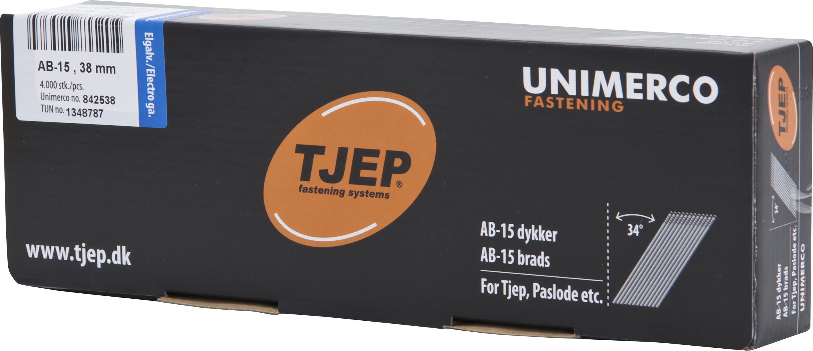SAUMUR TJEP AB-15 -34° 38MM 4000STK  842538