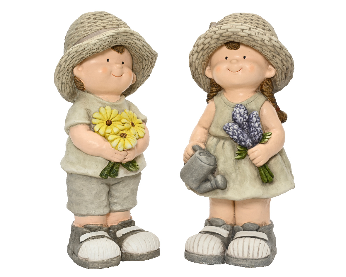 Stytta strákur eða stelpa 19,5*18,5*h42,5cm