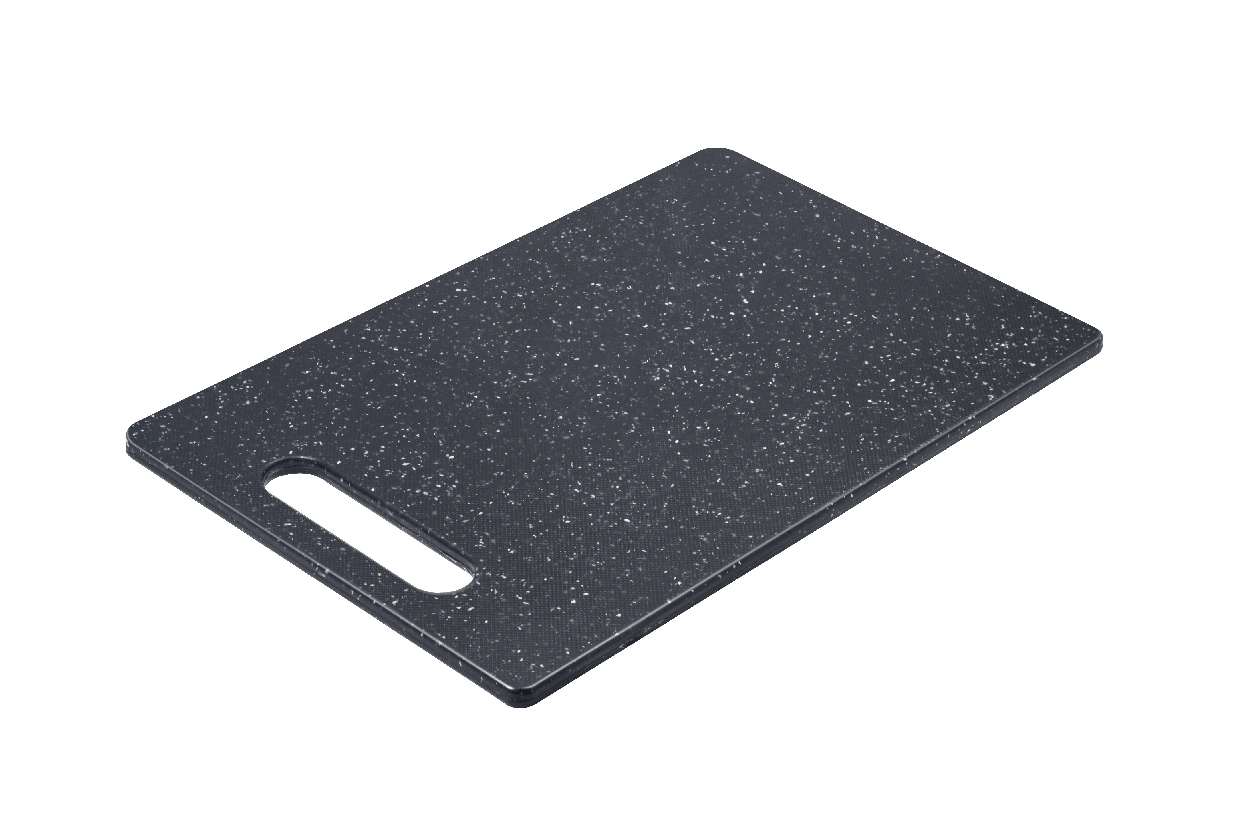 Skurðarbretti plast m.marmaraáferð 25 sm