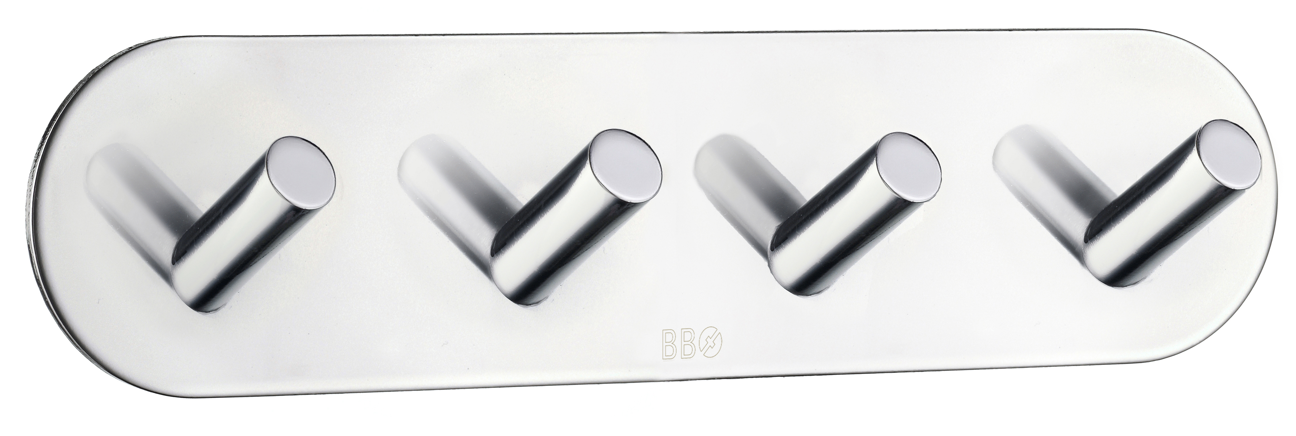 Fjórfaldur snagi  rúnaður, króm