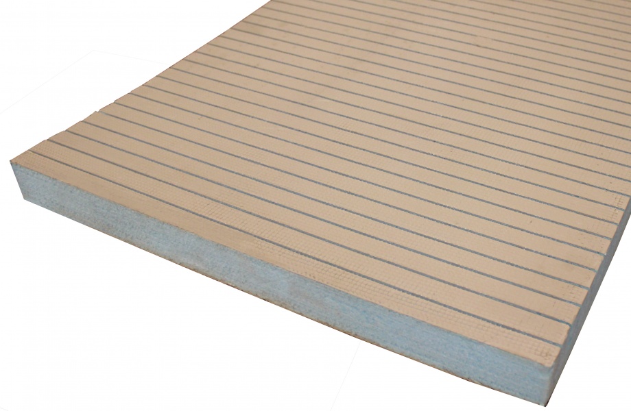 Baðplata Tetti rifflað 50mm 60x244cm