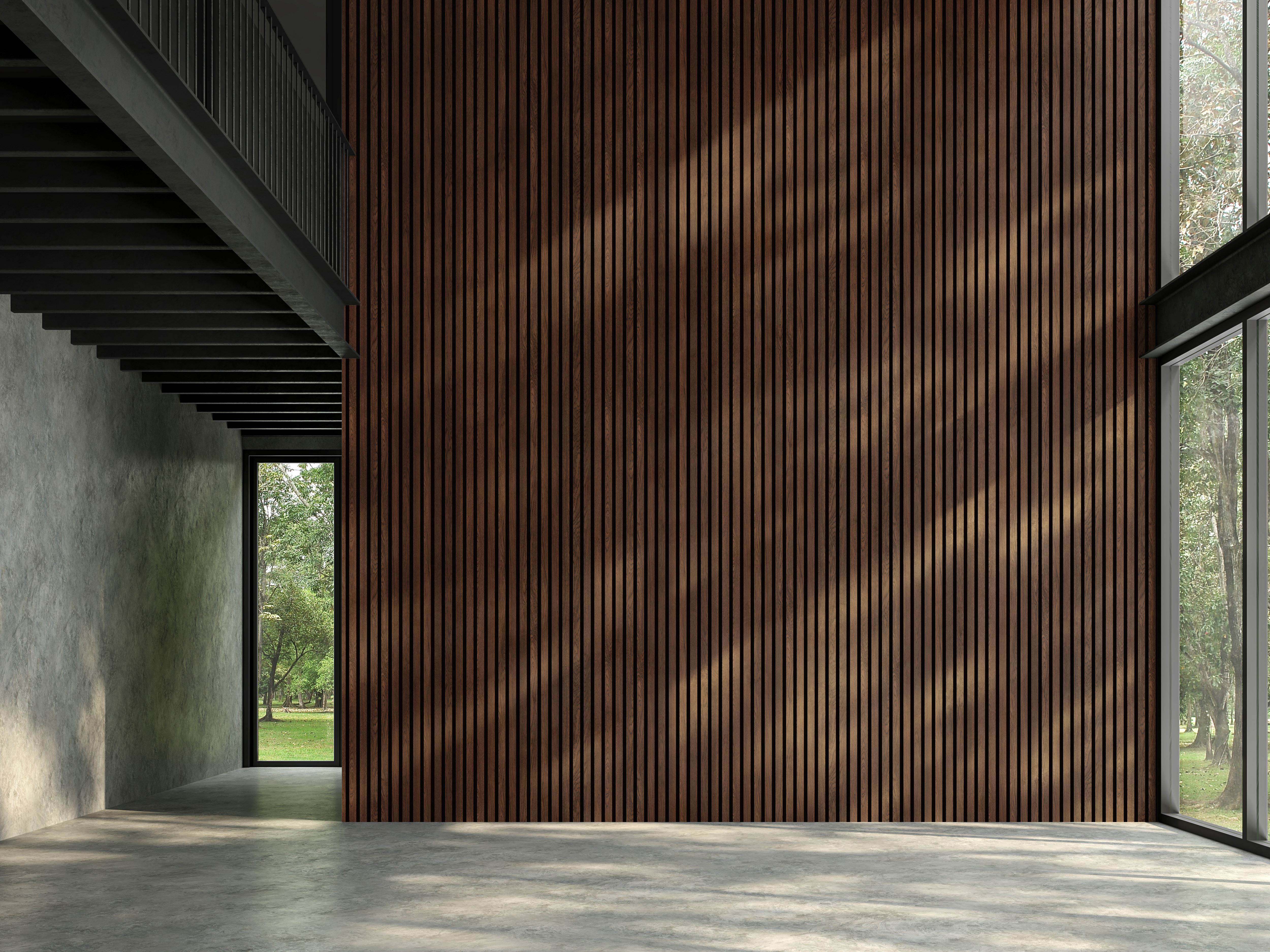 Hljóðdempandi plata Reykt Eik 22x605x2440 mm