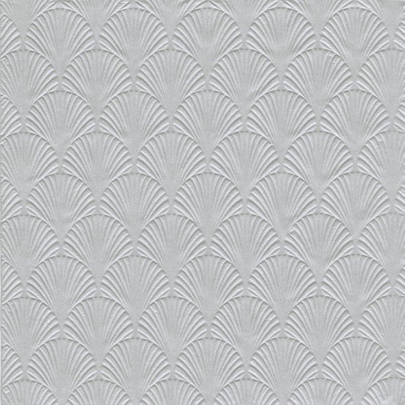 Servíettur 'Manon' 33*33cm 16stk silfur