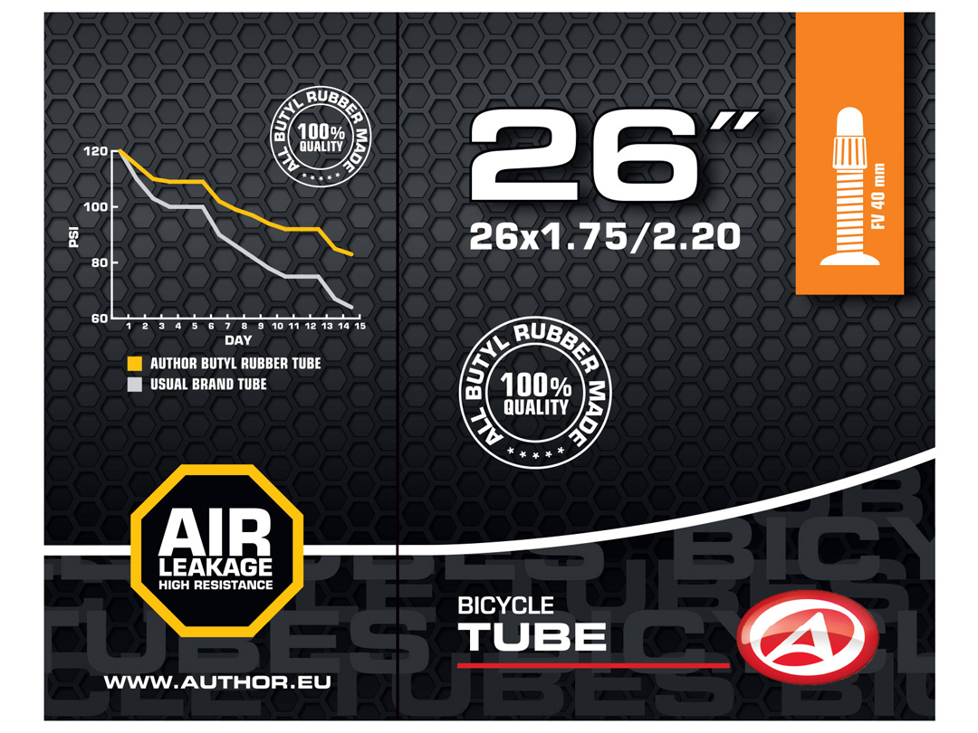 Reiðhjólaslanga MTB 26"x1,75/2,2 FV40