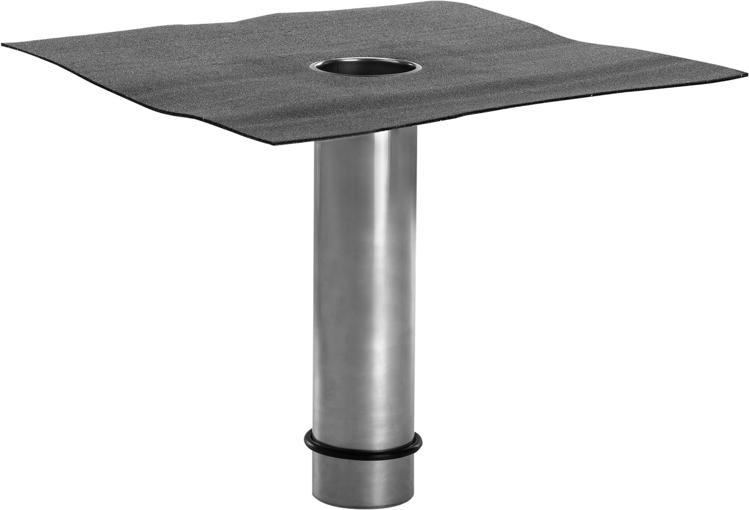 Þakniðurfall beint ryðfrítt 50mm