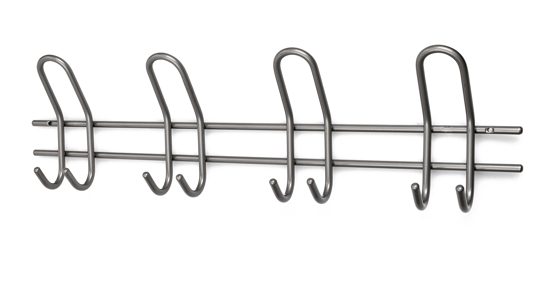 Snagi 4 krókar tvöfaldir grár 60 cm Habo