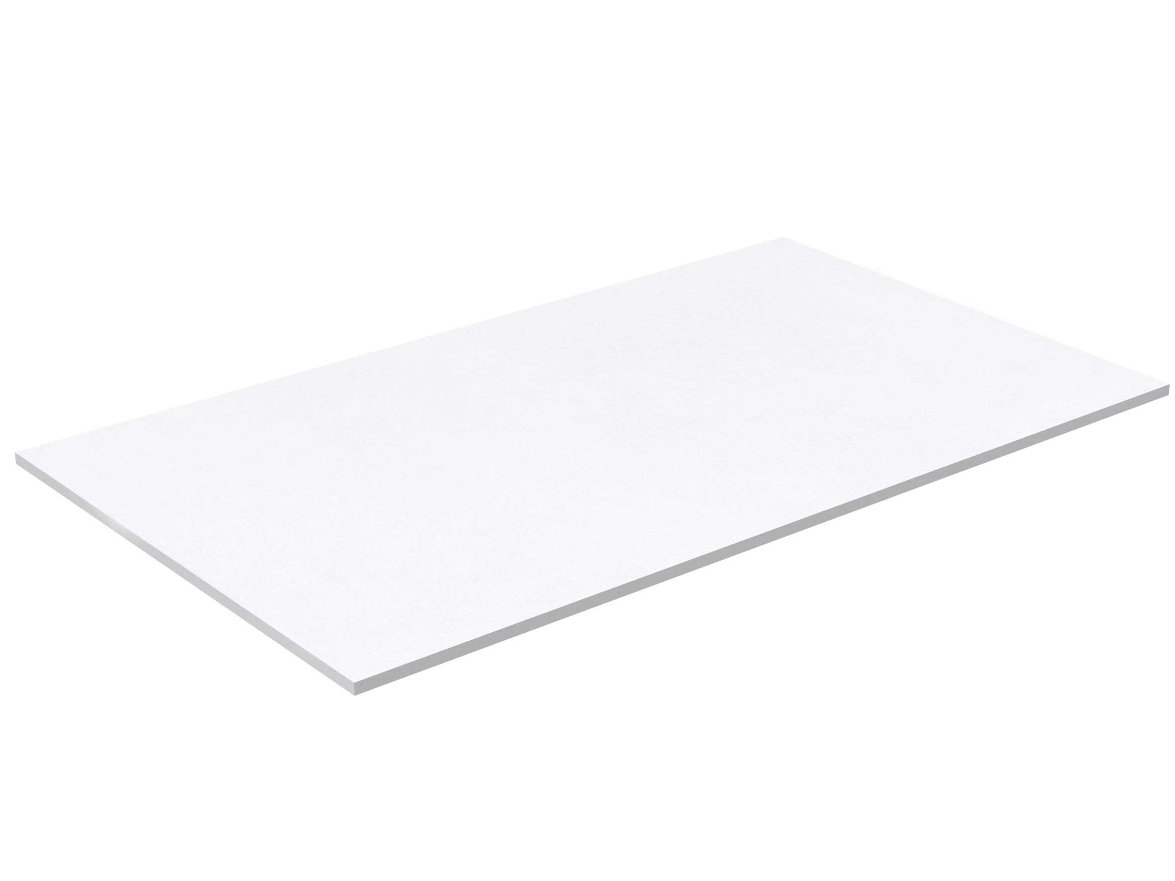 Borðplata á vaskaskáp, white moon 81cm