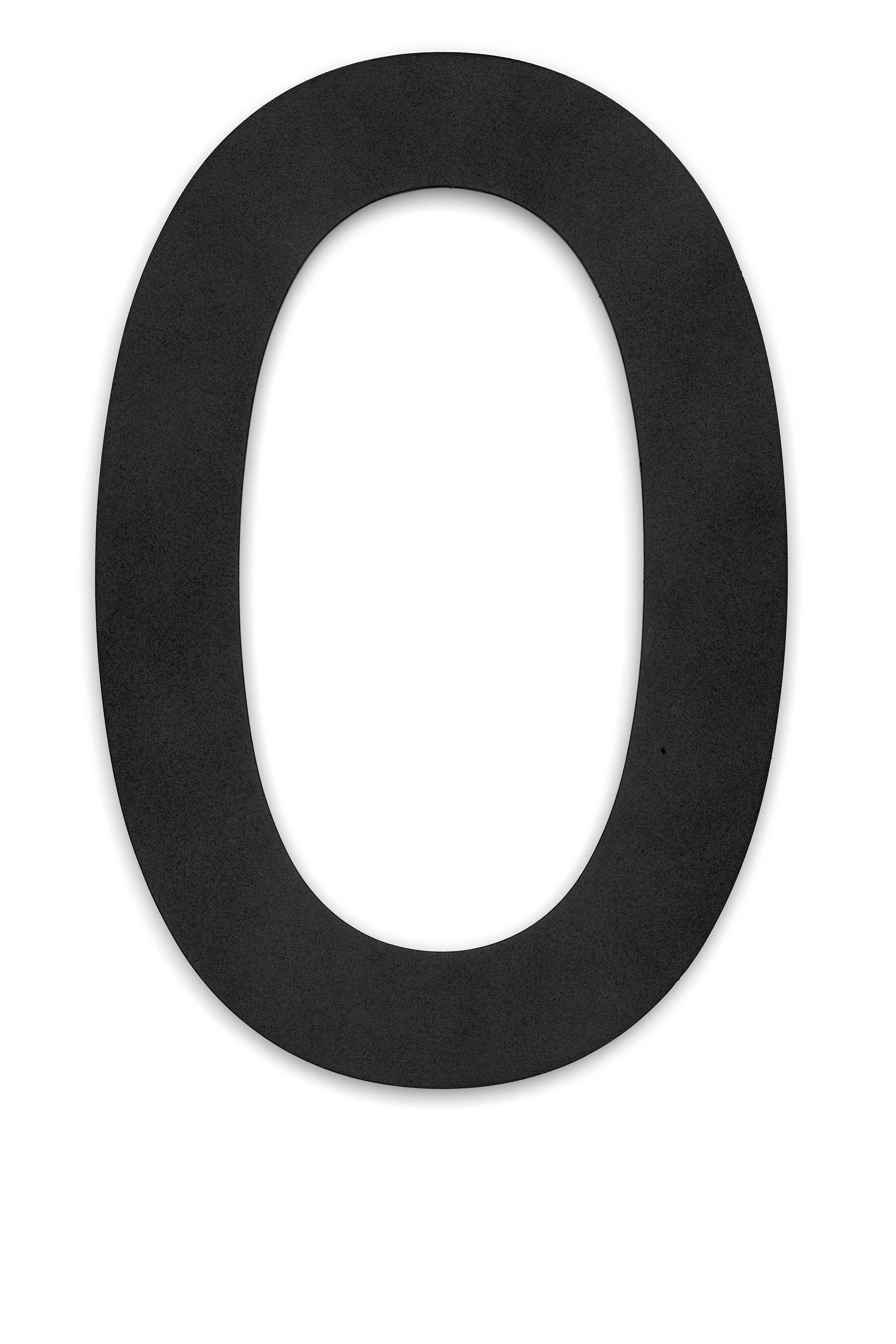 Húsnúmer 0 svart 21 cm Habo