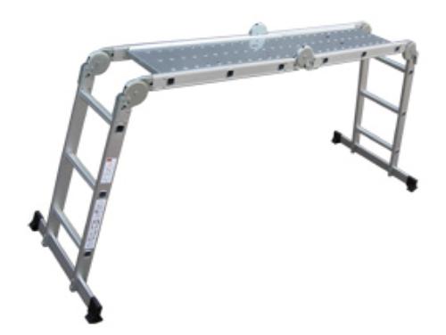 Fellistigi 4 x 3 þrep með palli Jumbo