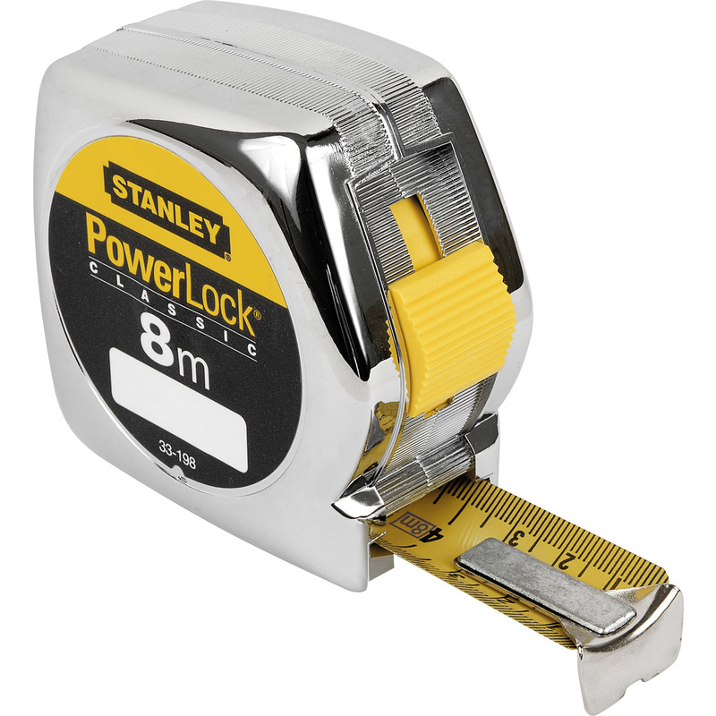 Málband 8m Stanley Power Lock 0-33-198