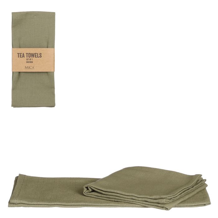 Tea towels 2 stk- Græn