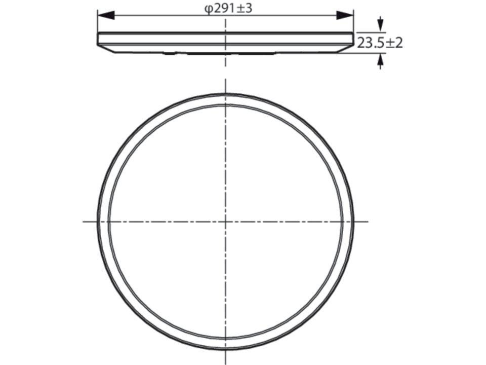 Wiz SuperSlim Ceiling 14W W RD 27-65K TW