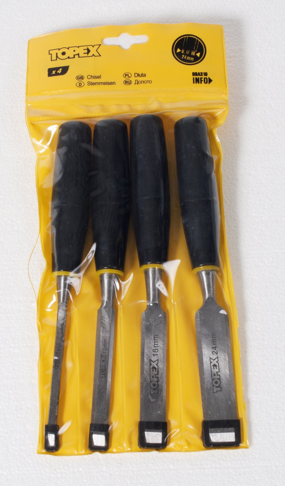 Sporjárnarsett Topex 4 stk. 09A310