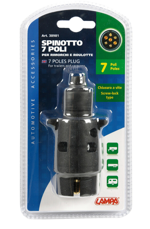 Tengivagnatengi 7 póla 12V hann