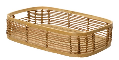 Bambusbakki 11,5*48,5cm m/höldum