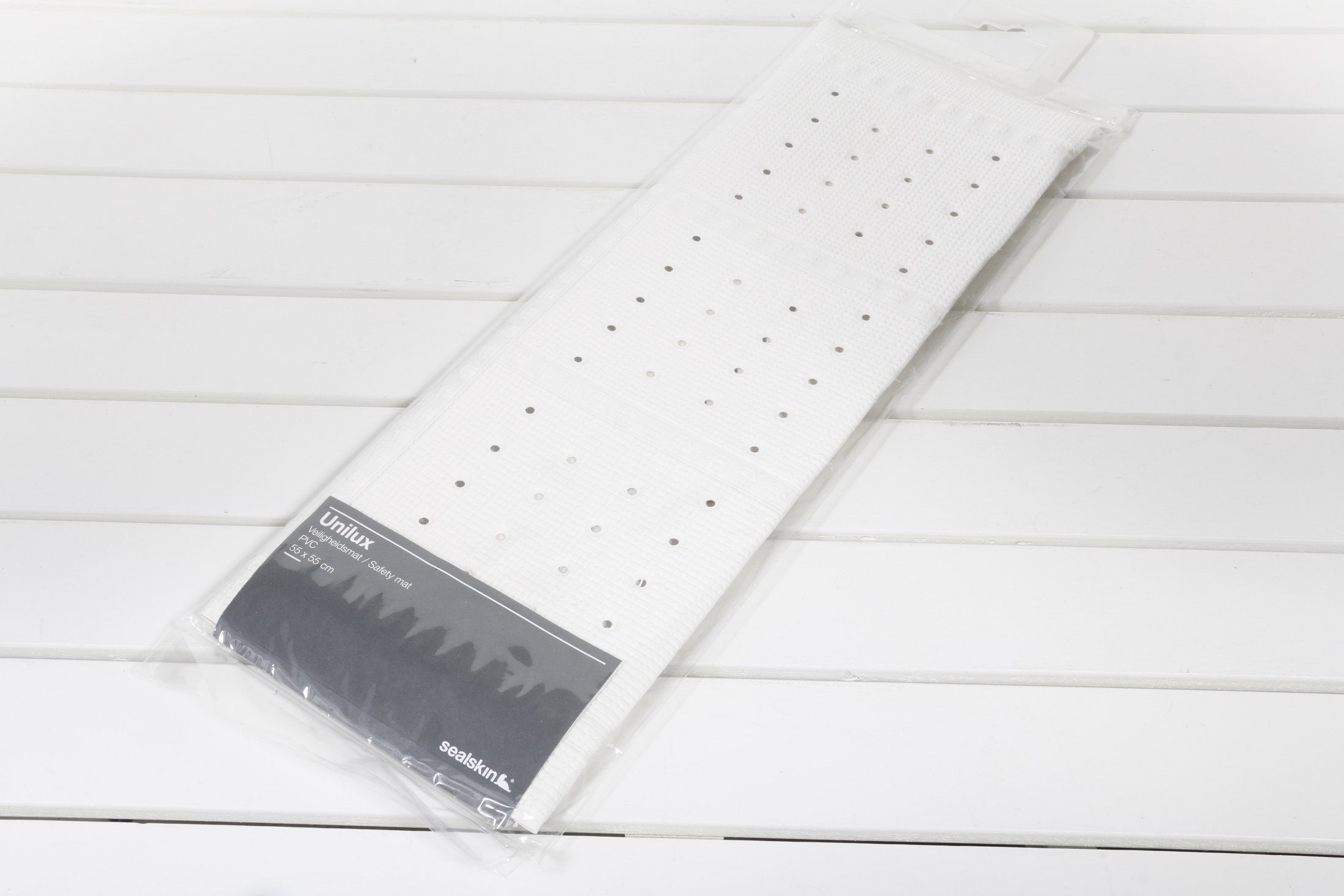 WC Bað-/sturtumotta Sealskin Unilux hvít