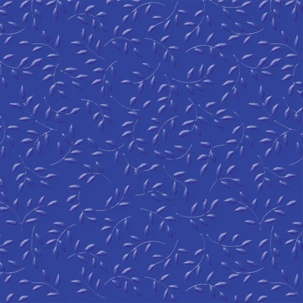 Servíettur 'Leaves' 33*33cm 16stk. bláar