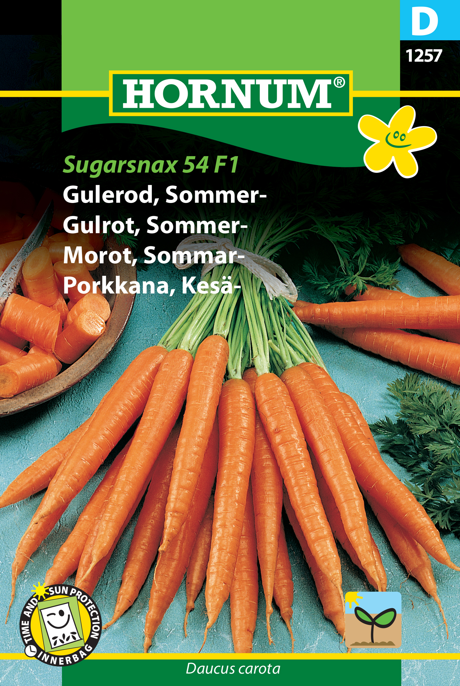 Fræ Gulrætur Daucus carota Sugarsnax 54 F1