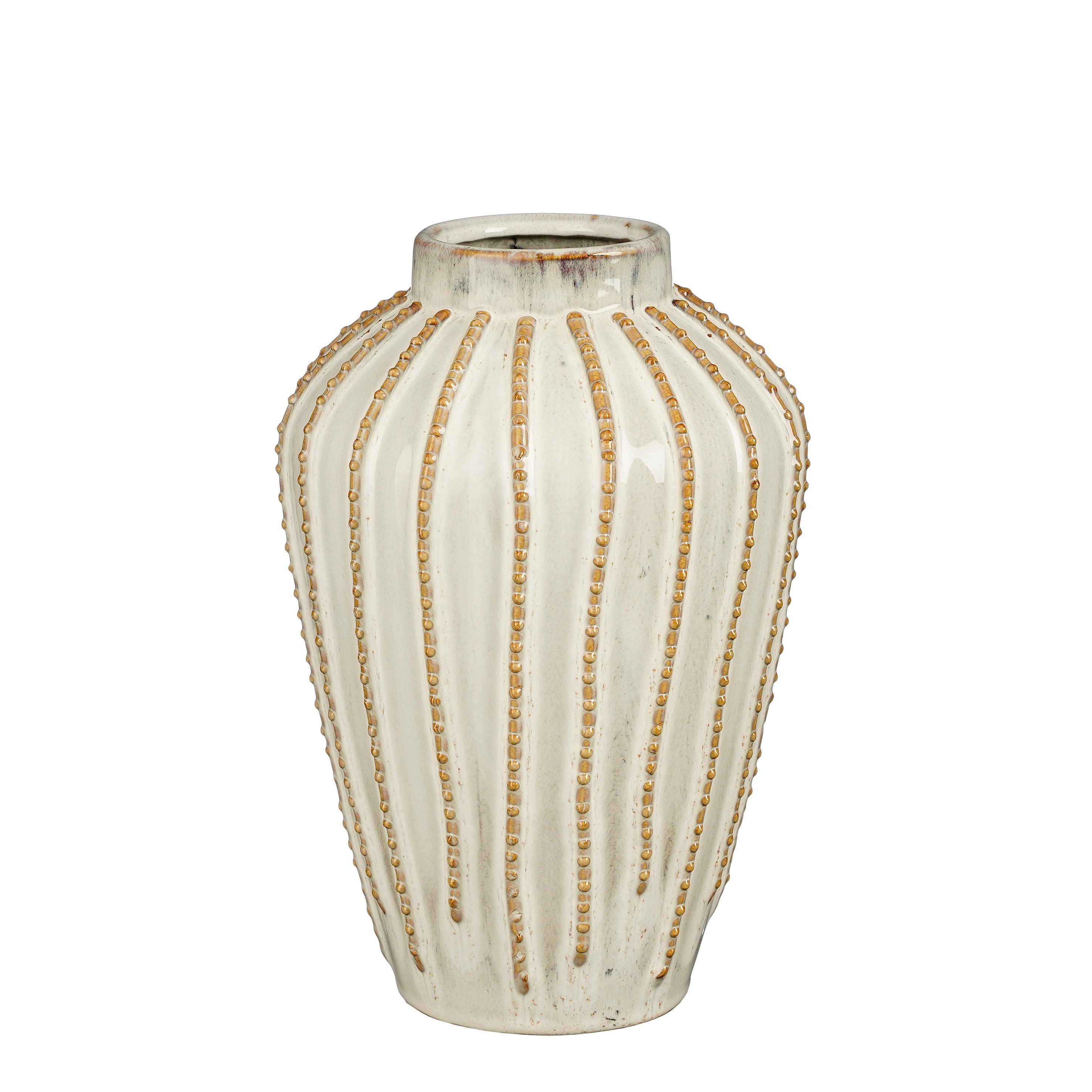 Vasi Cathy hvítur 20*h29cm