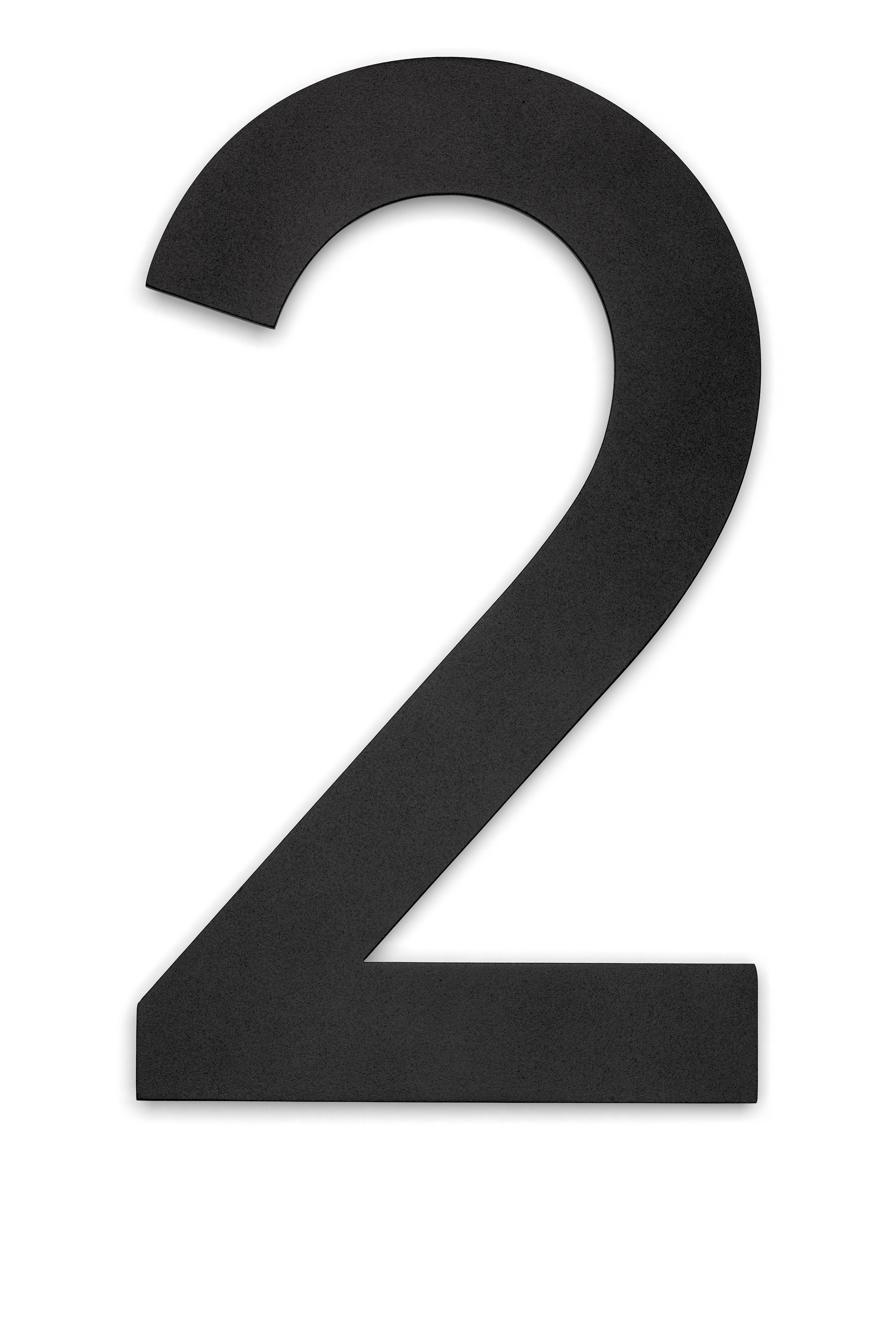 Húsnúmer 2 svart 21 cm Habo