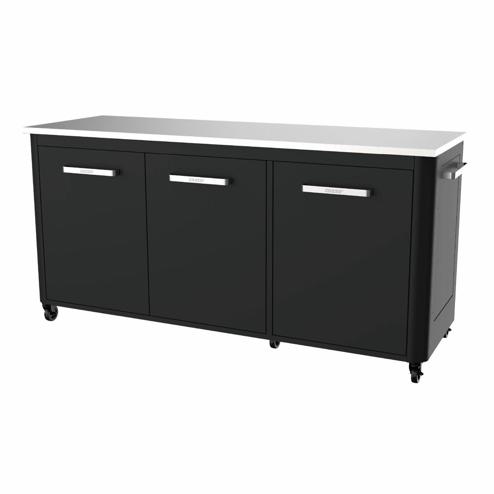 Útiborð f/ Cozze ofna 3 hurða 210x67x90 sm