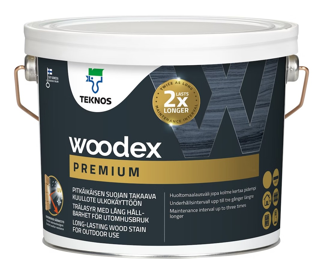Viðarvörn Woodex Premium glær 2,7 L
