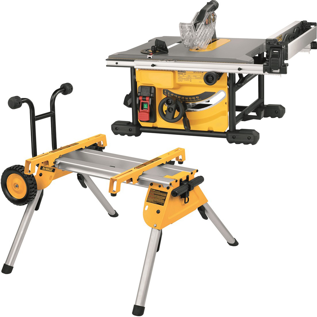 Borðsög og standur 210mm 1800W Dewalt DWE7485RS