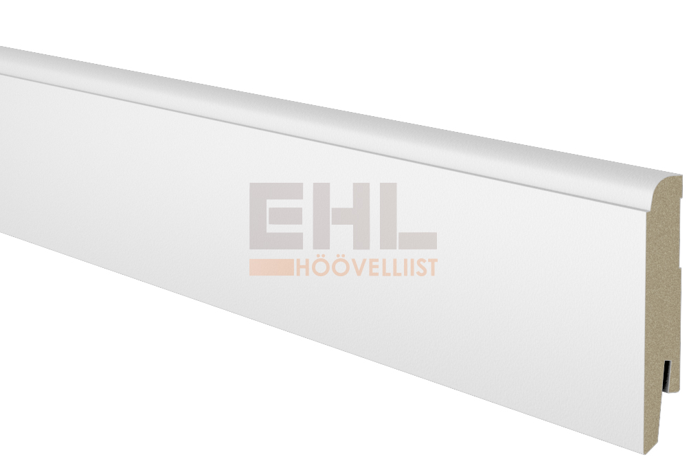 GÓLFLISTI HVÍTUR 18X120X2440 MDF LUNA
