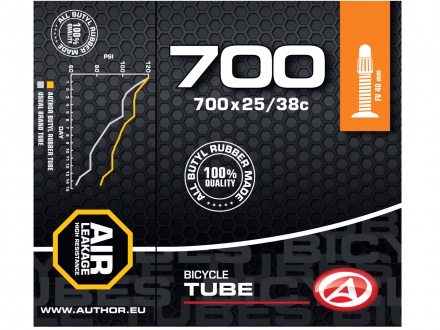 Reiðhjólaslanga 700C Cross FV40 700x25/38C