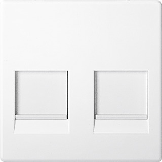 M-GLANS 2xCAT5 MIÐJA MEG4562-0319, TÖLVU/SÍMAMIÐJA Á MEG4566