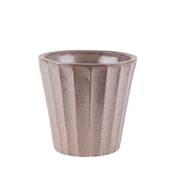 Pottur Flora 13*13cm bleikur