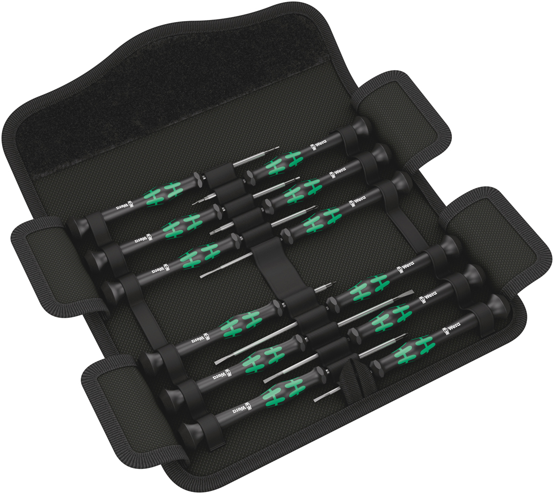 Skrúfjárnasett WERA Kraftform Micro 12 Universal 1