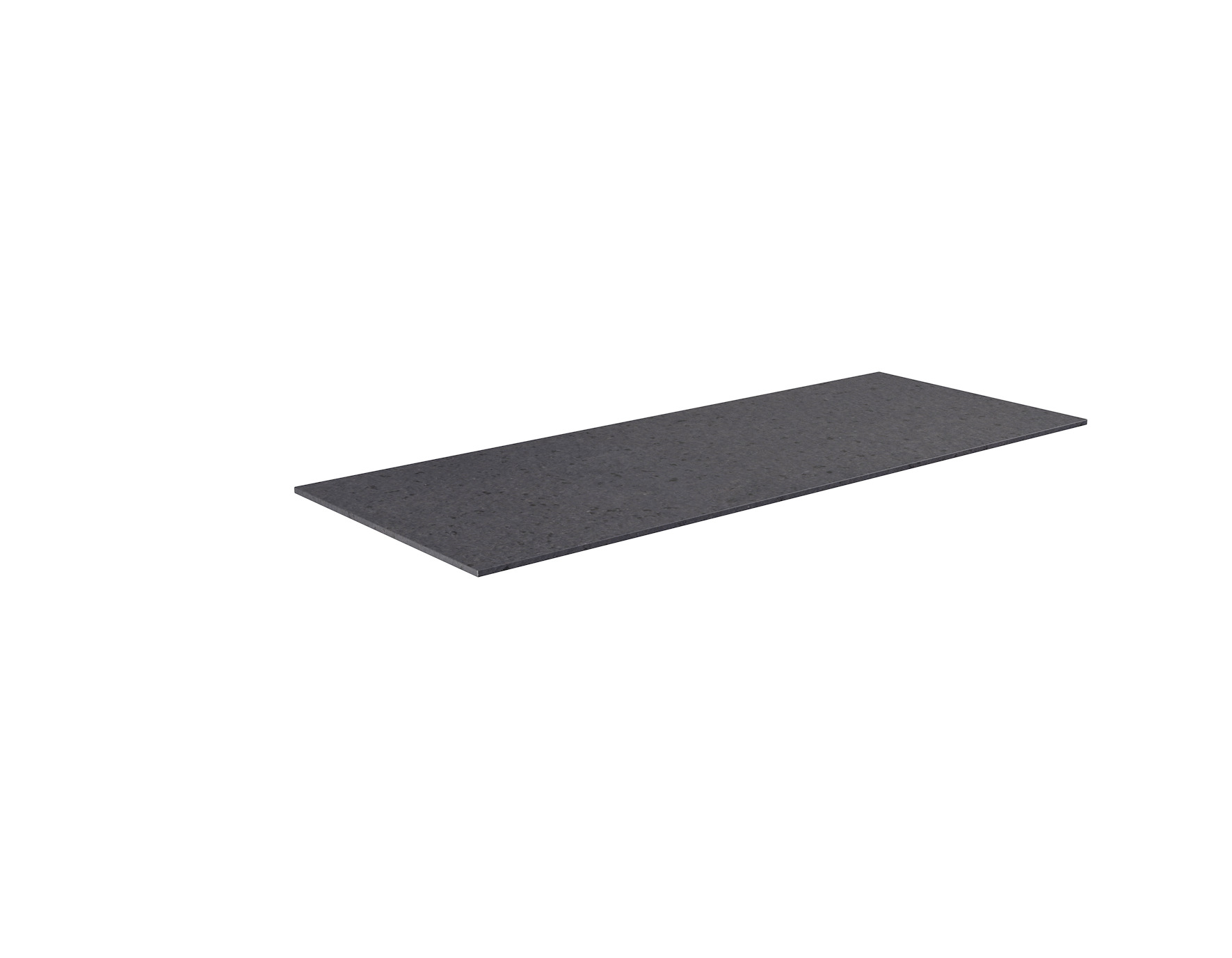 Borðplata á vaskaskáp, black moon 121cm