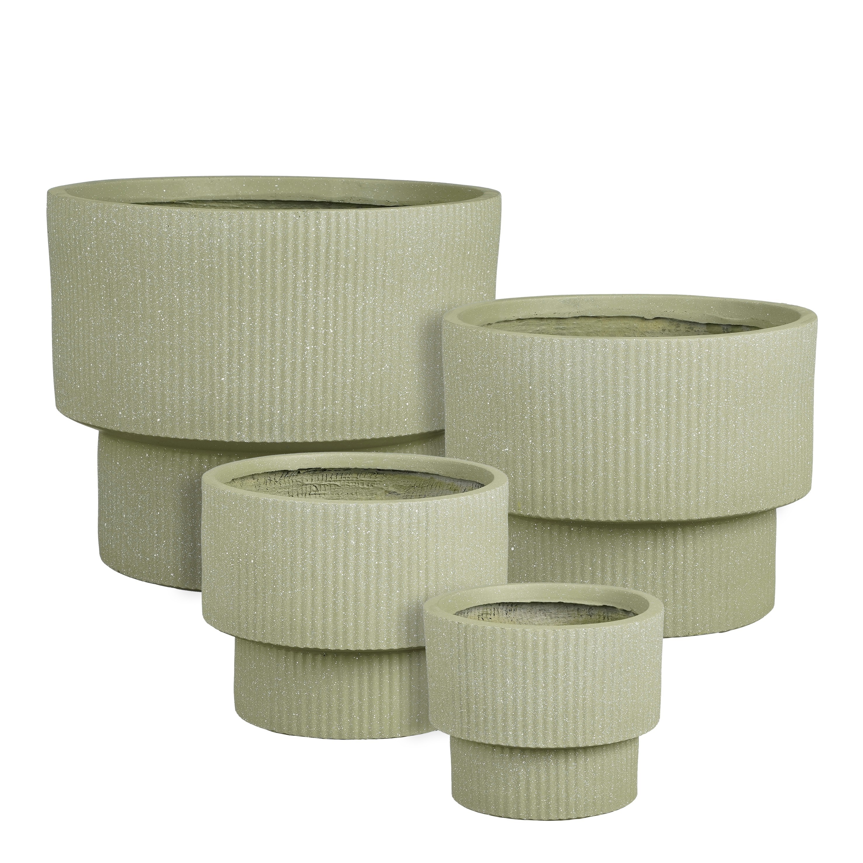 Pottur Quito 37*h30cm mintugrænn