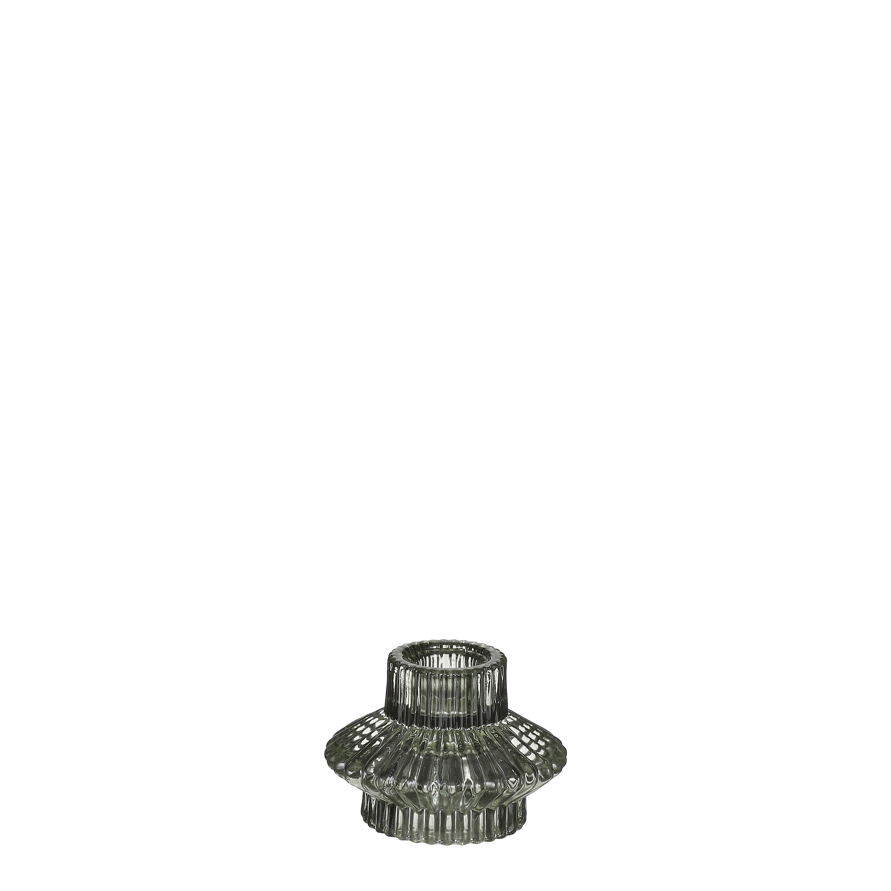 Kertastjaki Gyda f/teljós 7,5*h5,5cm grænn