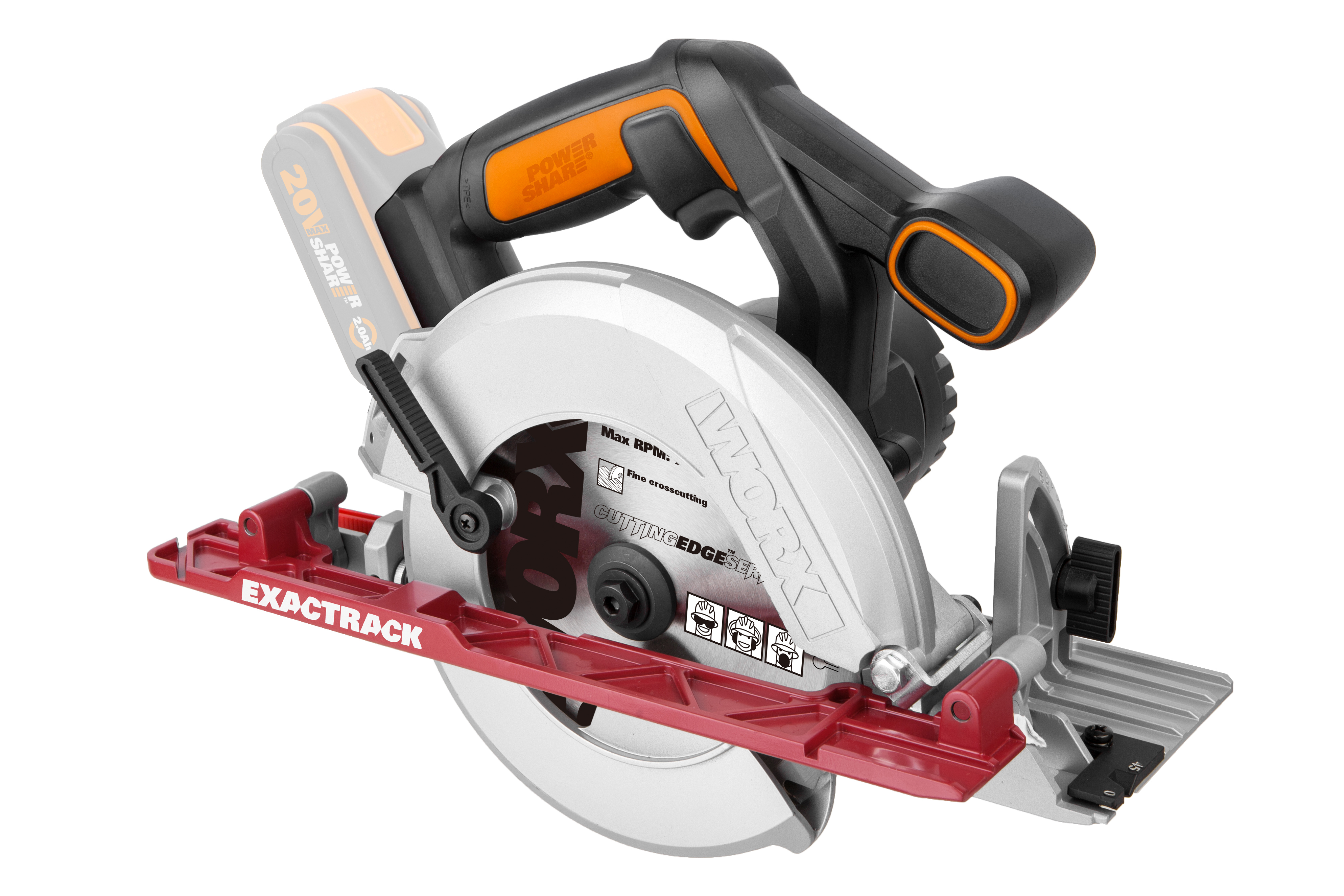 WORX HJÓLSÖG 20V 165MM WX530.9 (BASIC)